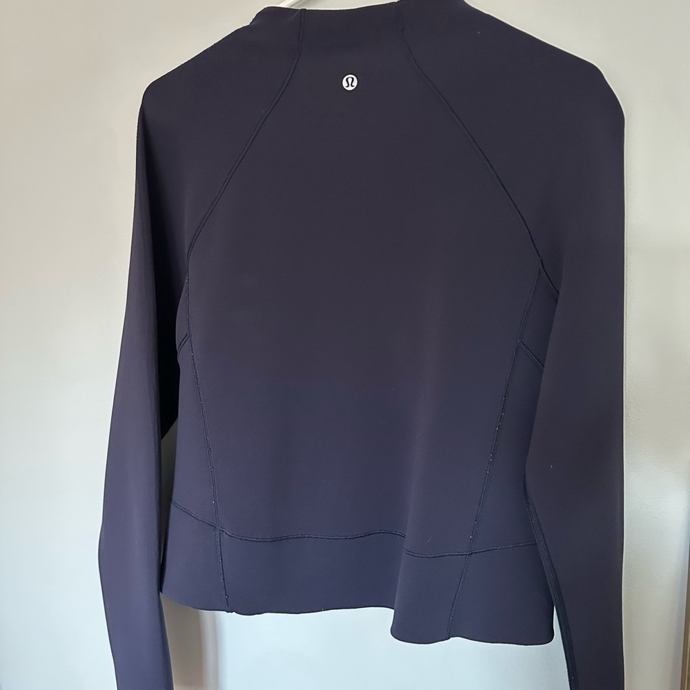 Lululemon Athletica kicking asphalt Navy Half-Zip - Picture 4 of 6